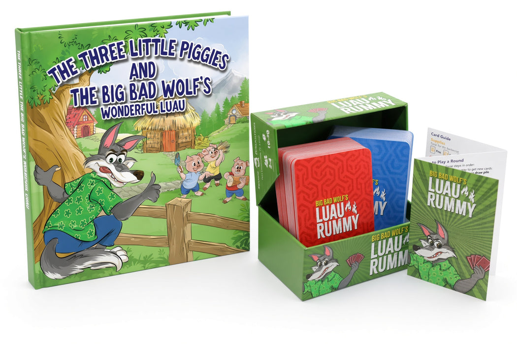 Big Bad Wolf Card Game & Book Bundle